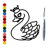 BTS Swan Coloring Book