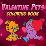 Valentine Pets Coloring Book